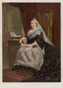 1887年の女王 作： English School